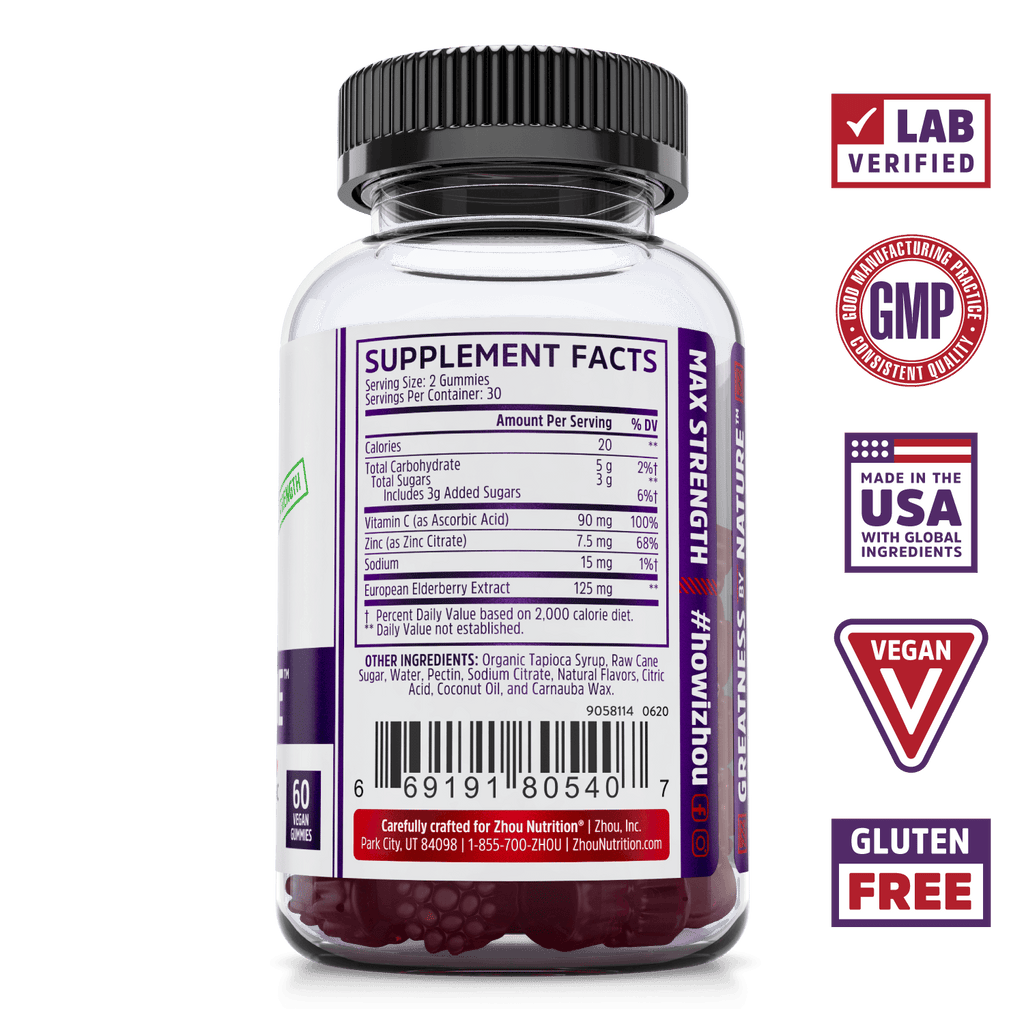 Elder-Mune Elderberry Gummies