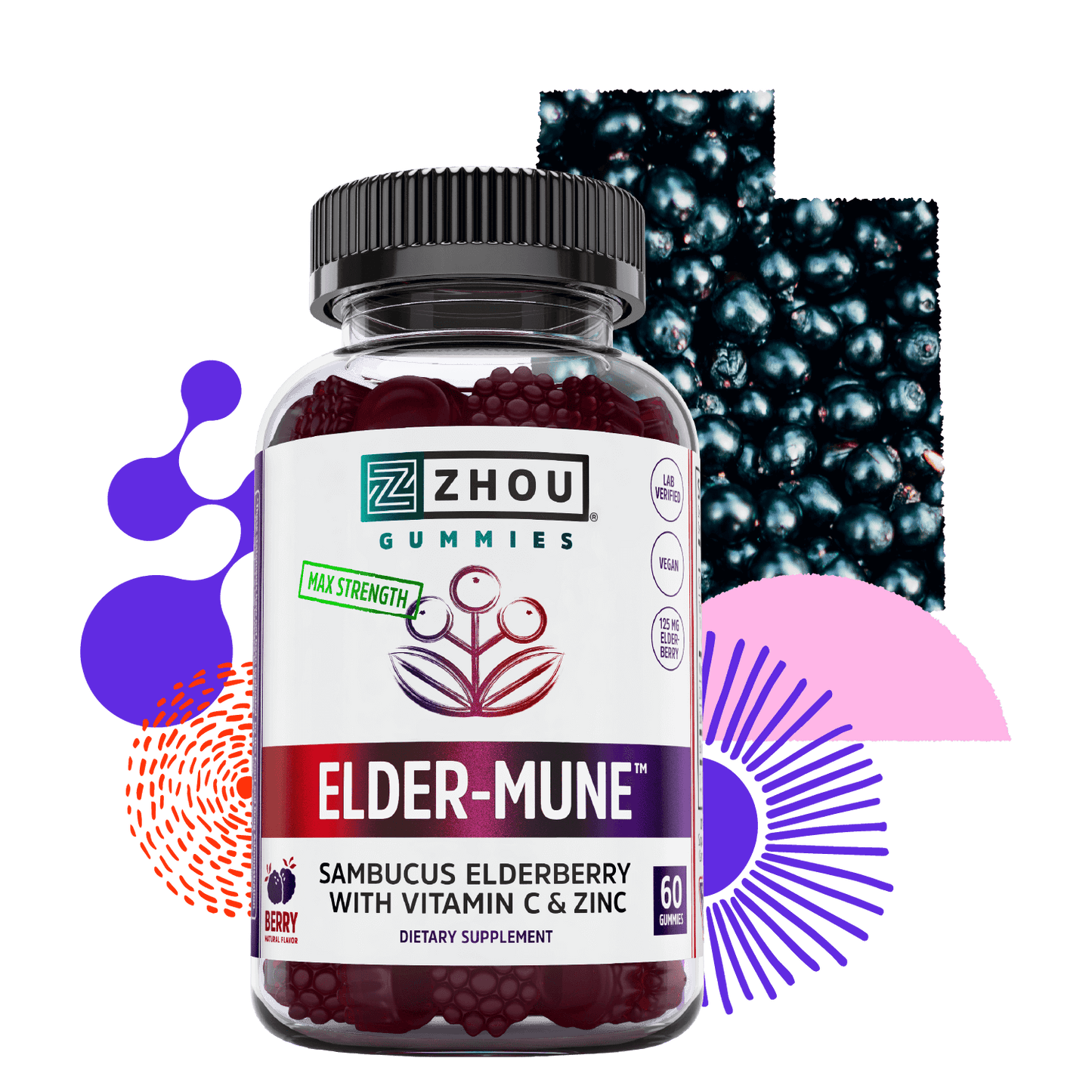 Elder-Mune Elderberry Gummies