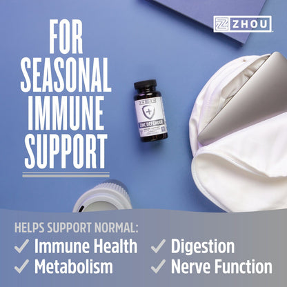 Helps support normal immune health, metabolism, digestion, and nerve function.